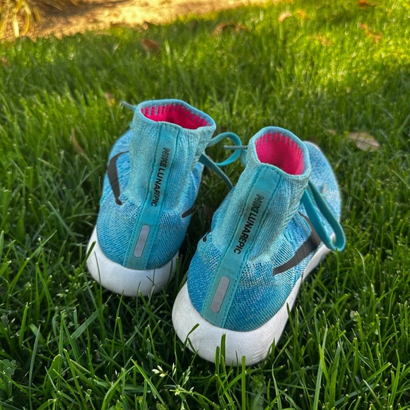 Nike Men's Lunarepic Plush Ride Flyknit Running Blue size 6 us - Picture 2 of 2